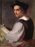 Andrea del Sarto Portrait of man oil on canvas